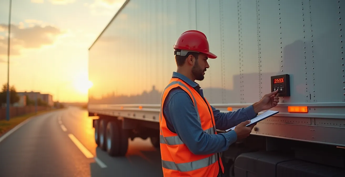 Camión frigorífico con certificación ATP para transporte de alimentos